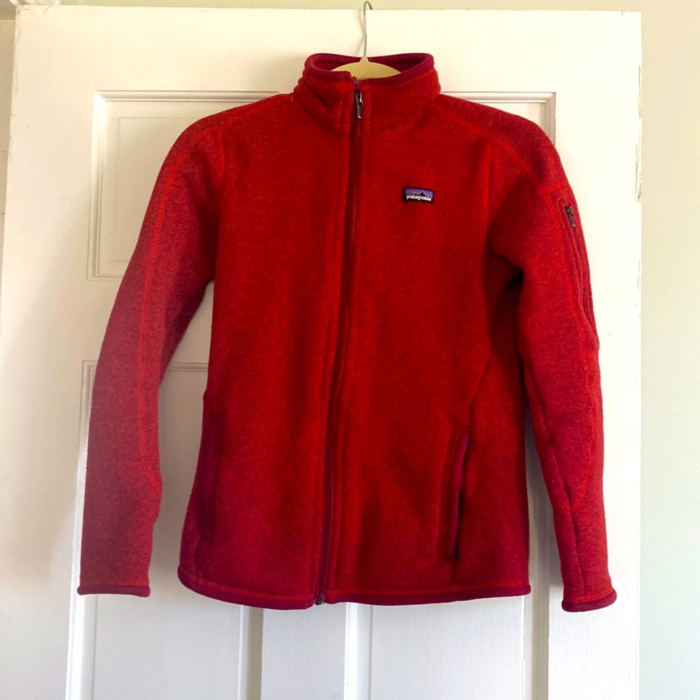 Patagonia red fleece